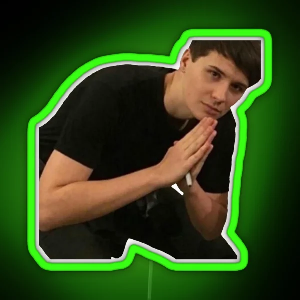 BLESS UP DANISNOTONFIRE RGB Neon Sign