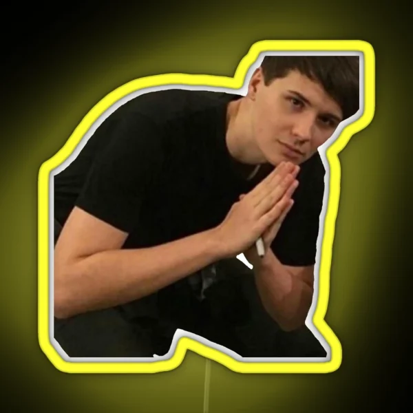 BLESS UP DANISNOTONFIRE RGB Neon Sign