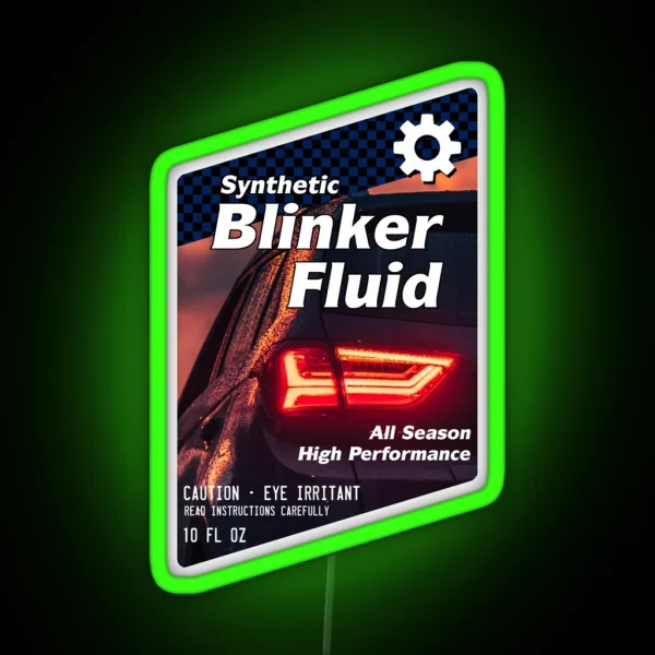 Blinker Fluid RGB Neon Sign