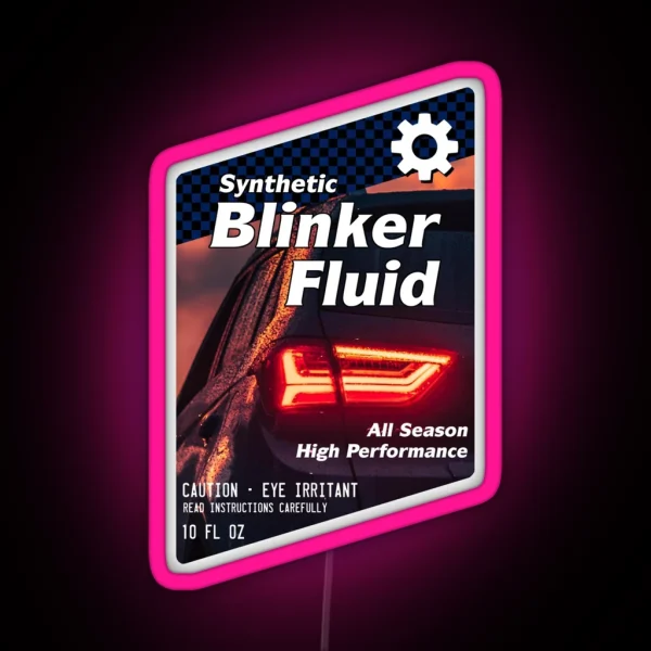 Blinker Fluid RGB Neon Sign