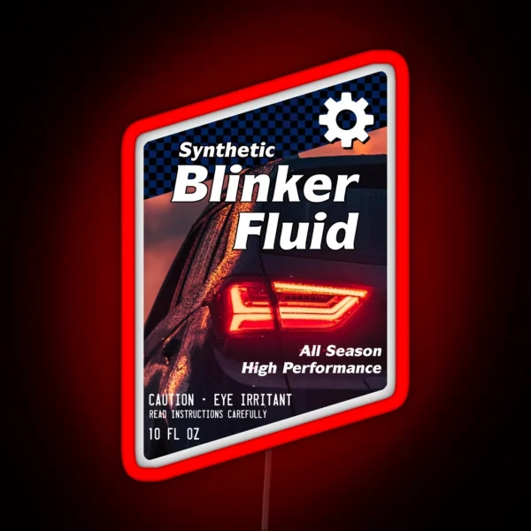 Blinker Fluid RGB Neon Sign