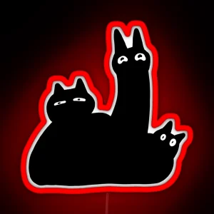 Blob Cat RGB Neon Sign