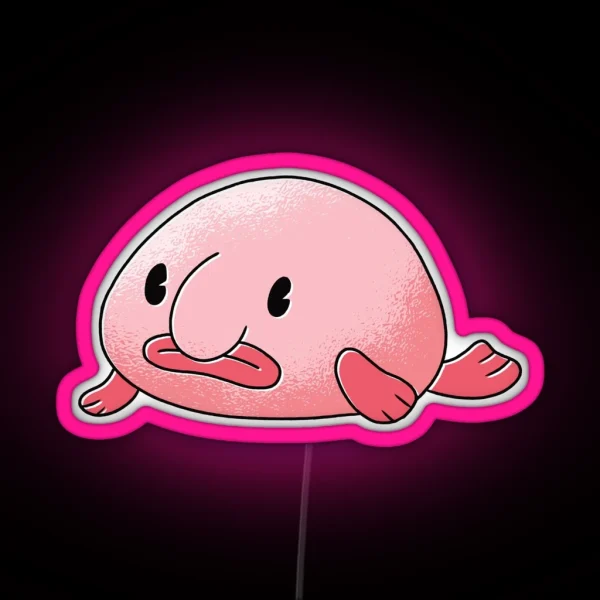 Blobfish Animal RGB Neon Sign