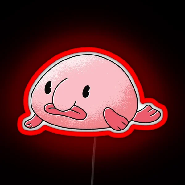 Blobfish Animal RGB Neon Sign