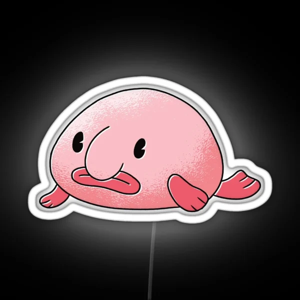 Blobfish Animal RGB Neon Sign