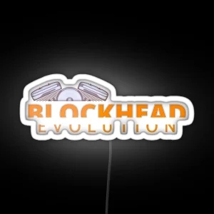 Blockhead The Evolution Engine RGB Neon Sign