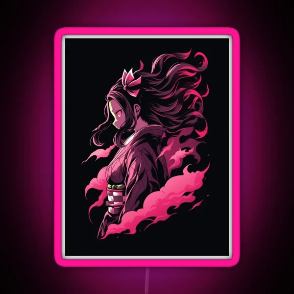 Blood Demon Graffiti RGB Neon Sign