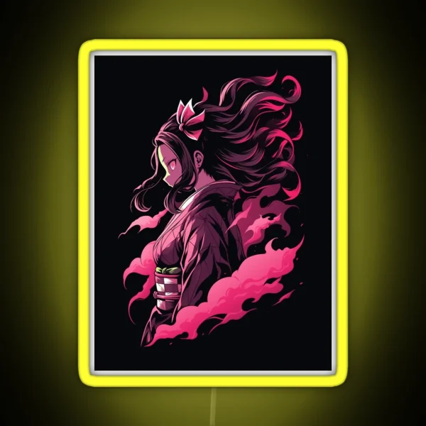 Blood Demon Graffiti RGB Neon Sign