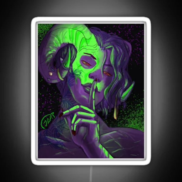 Blood Secret RGB Neon Sign