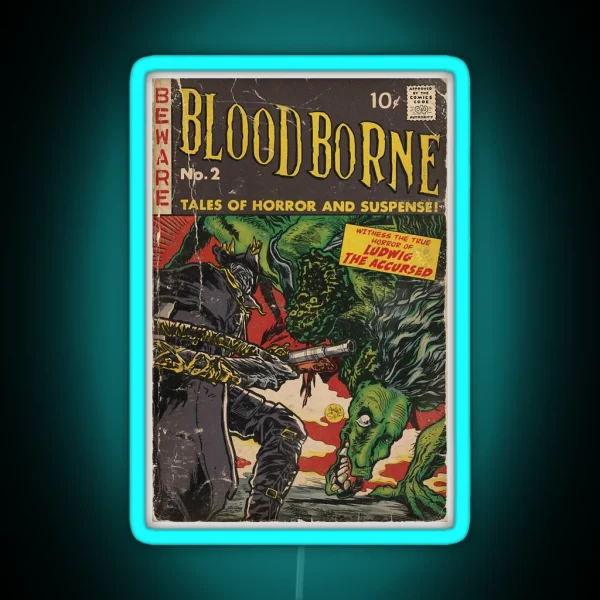 Bloodborne RGB Neon Sign