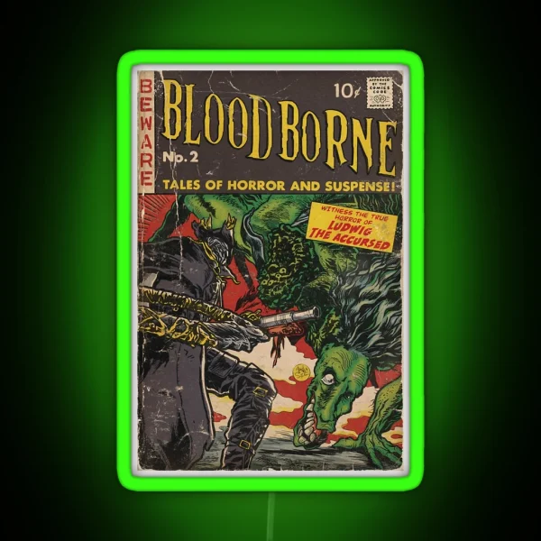 Bloodborne RGB Neon Sign
