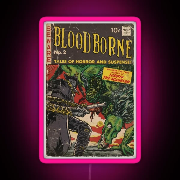 Bloodborne RGB Neon Sign