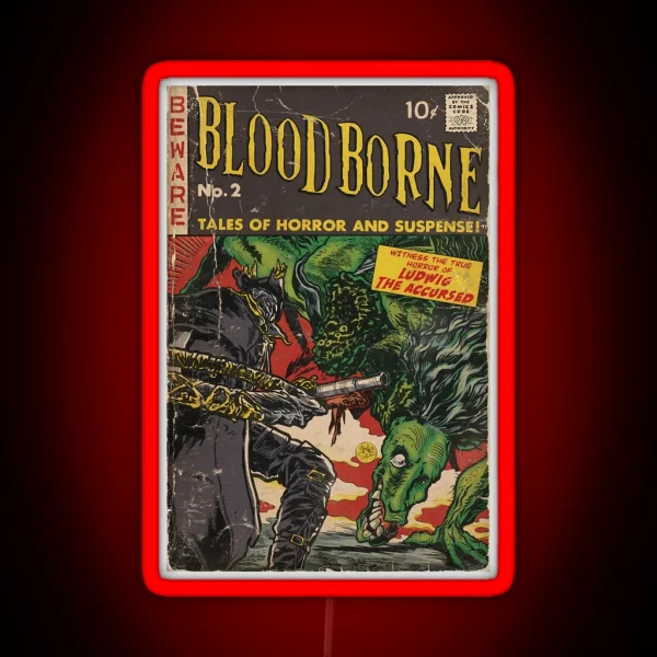 Bloodborne RGB Neon Sign