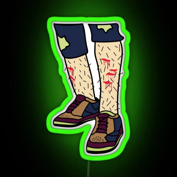 Bloody Shins RGB Neon Sign