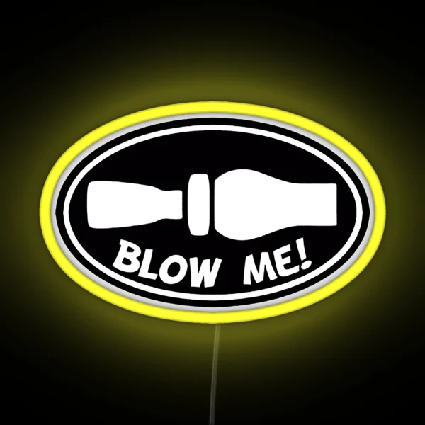 Blow Me Duck Hunting Quote Funny Hunting Gift Trophy RGB Neon Sign
