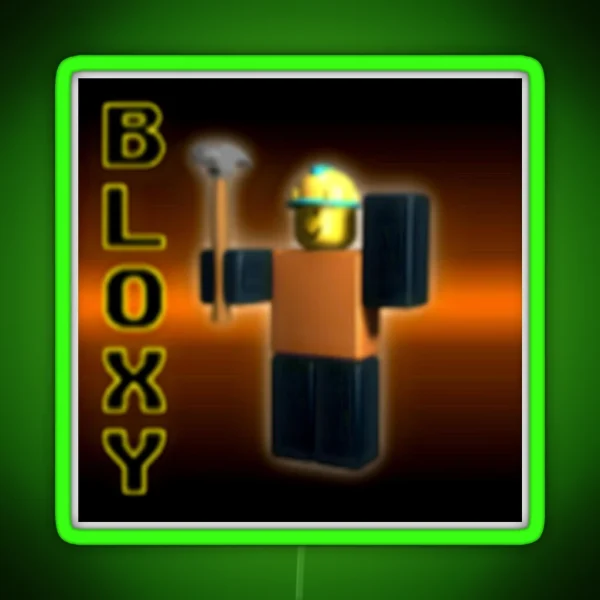 BLOXY C O L A RGB Neon Sign