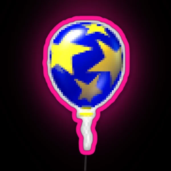 Blue Balloon Sprite RGB Neon Sign