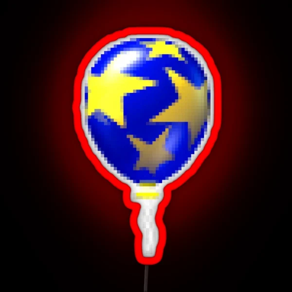 Blue Balloon Sprite RGB Neon Sign