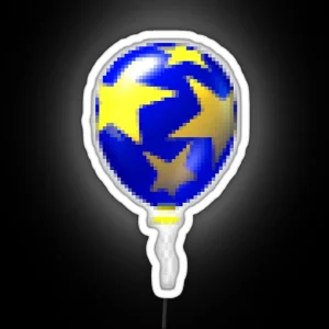 Blue Balloon Sprite RGB Neon Sign