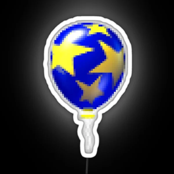 Blue Balloon Sprite RGB Neon Sign