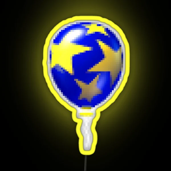 Blue Balloon Sprite RGB Neon Sign