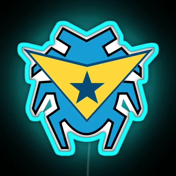 Blue Beetle And Booster Gold RGB Neon Sign