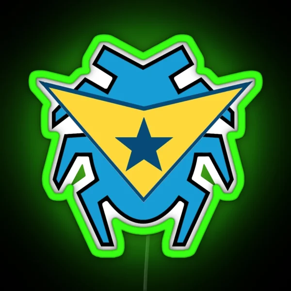 Blue Beetle And Booster Gold RGB Neon Sign