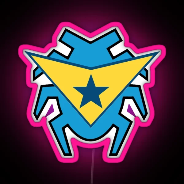 Blue Beetle And Booster Gold RGB Neon Sign