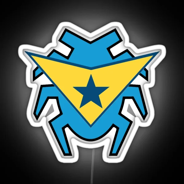 Blue Beetle And Booster Gold RGB Neon Sign