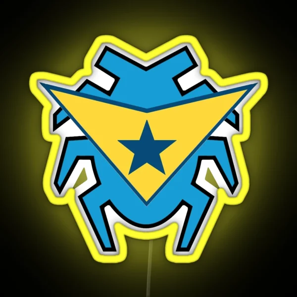 Blue Beetle And Booster Gold RGB Neon Sign