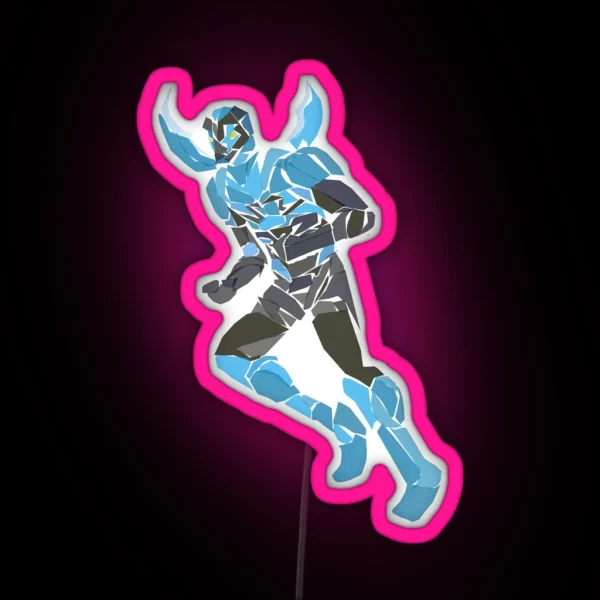 Blue Beetle Jaime Reyes RGB Neon Sign
