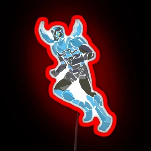 Blue Beetle Jaime Reyes RGB Neon Sign