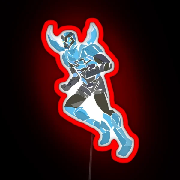 Blue Beetle Jaime Reyes RGB Neon Sign