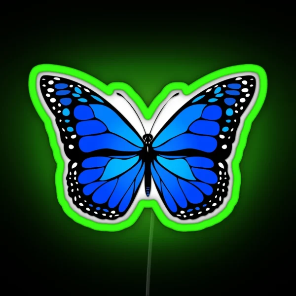 Blue Butterfly RGB Neon Sign