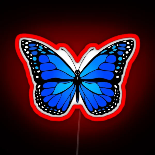 Blue Butterfly RGB Neon Sign