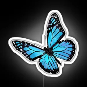 Blue Butterfly RGB Neon Sign