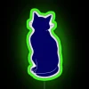 Blue Cat RGB Neon Sign - Image 3