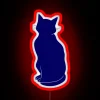Blue Cat RGB Neon Sign - Image 2