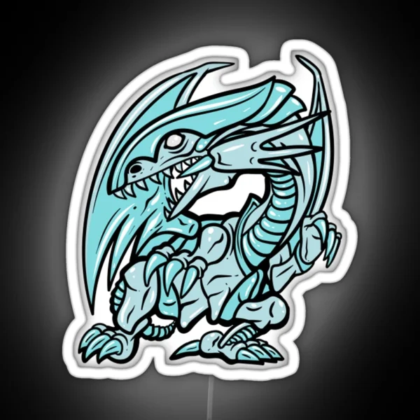 Blue Eyes Dragon RGB Neon Sign