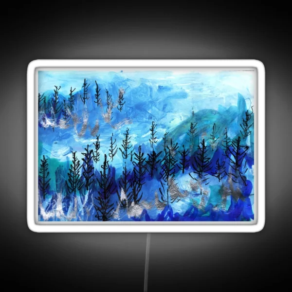 Blue Forest RGB Neon Sign