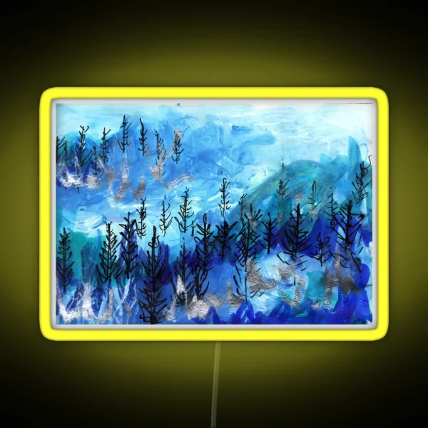 Blue Forest RGB Neon Sign