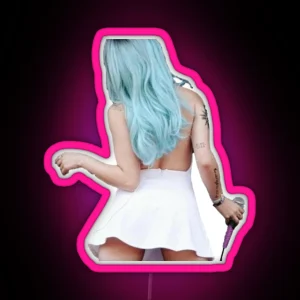 Blue Hair Halsey Led RGB Neon Sign