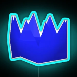 Blue Partyhat Runescape RGB Neon Sign