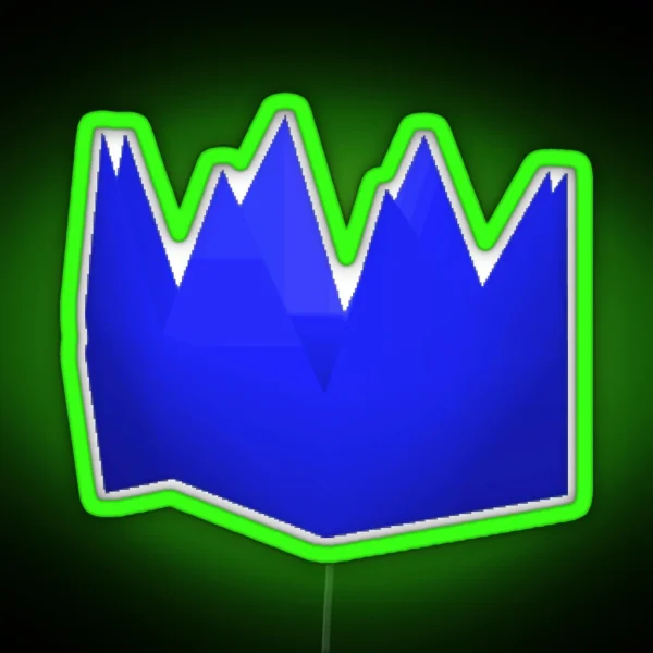 Blue Partyhat Runescape RGB Neon Sign