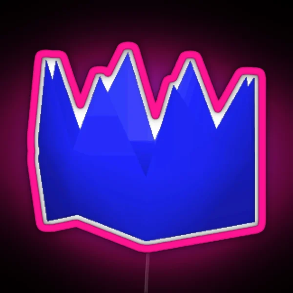 Blue Partyhat Runescape RGB Neon Sign