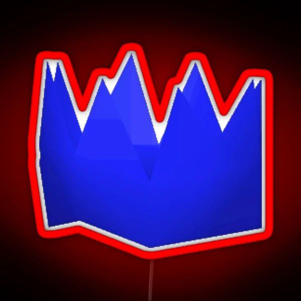 Blue Partyhat Runescape RGB Neon Sign
