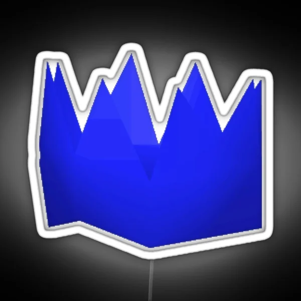 Blue Partyhat Runescape RGB Neon Sign