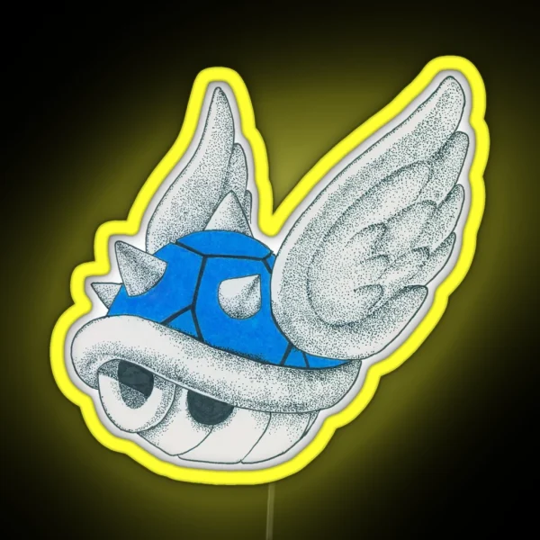 Blue Shell RGB Neon Sign