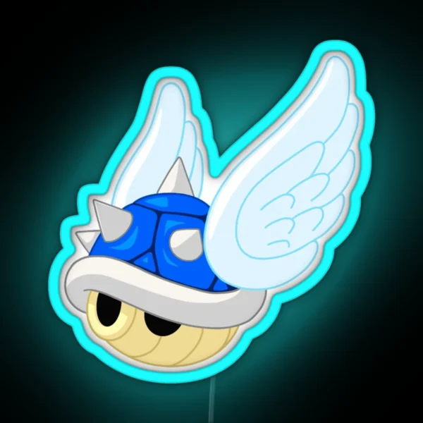 Blue Shell RGB Neon Sign