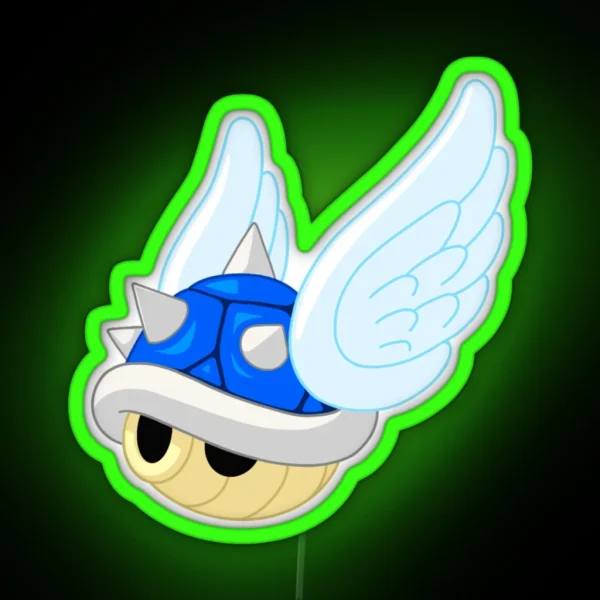 Blue Shell RGB Neon Sign